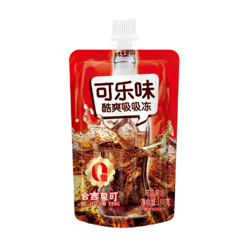 Cool and refreshing cola-flavored popsicle