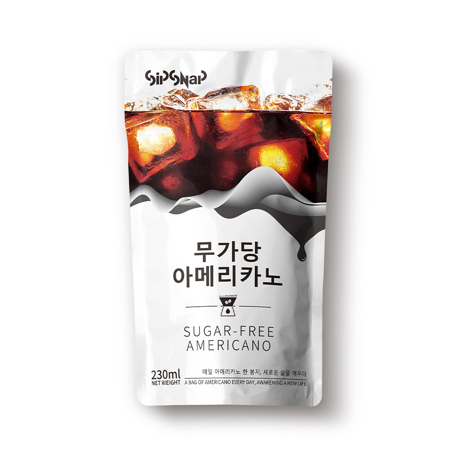 Zero-sugar American coffee