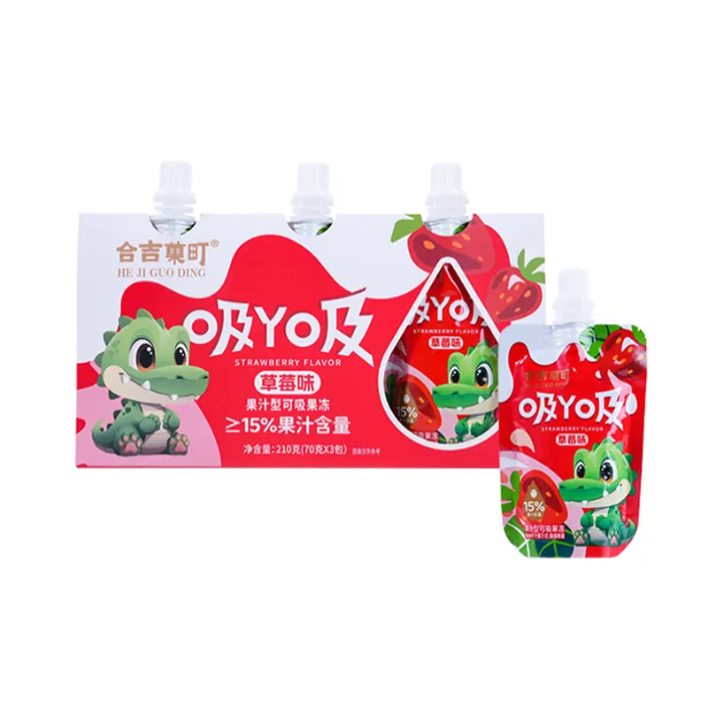 Three-in-one pack, suck it, it's refreshing (strawberry flavor)