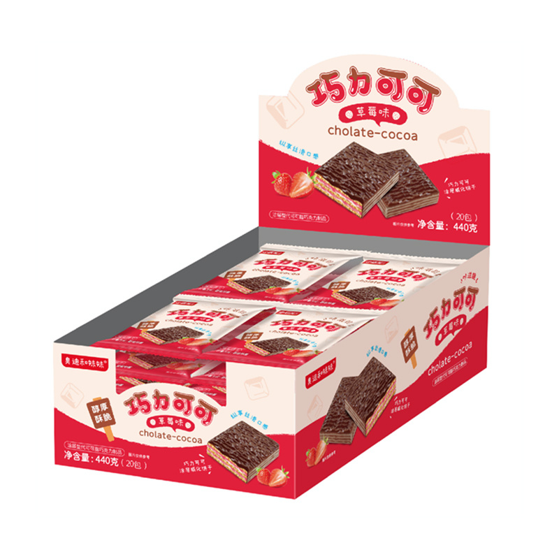 440g Choco Coated Wafer Biscuits