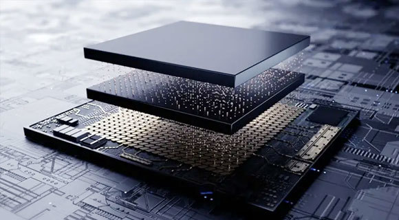 Double-layer bonded chip