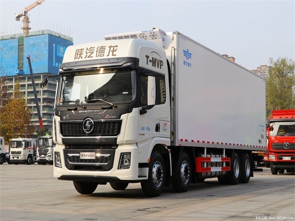 High Quality 8x4 New Shacman Euro II to Euro V X5000 Refrigerated Cargo Freezer Truck For Logistics