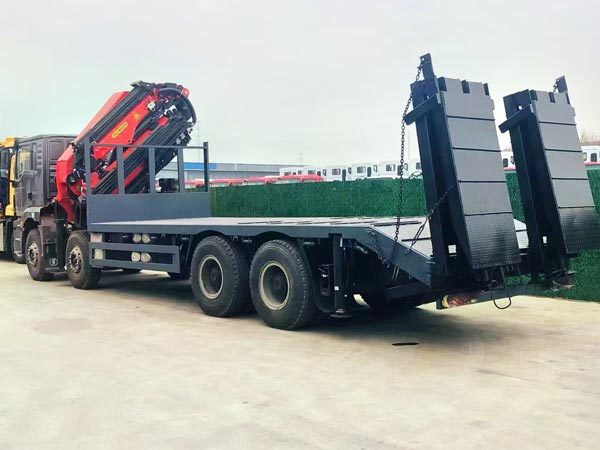 Shacman Crane Cargo Truck Shacman H3000 Construction Crane Truck 8x4 430hp