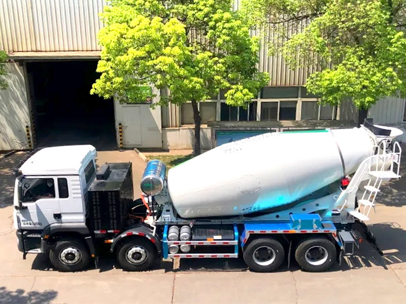 Shacman Electric Concrete Mixer Truck in Peru Eco-Friendly Choice for Heavy Duty Hauling