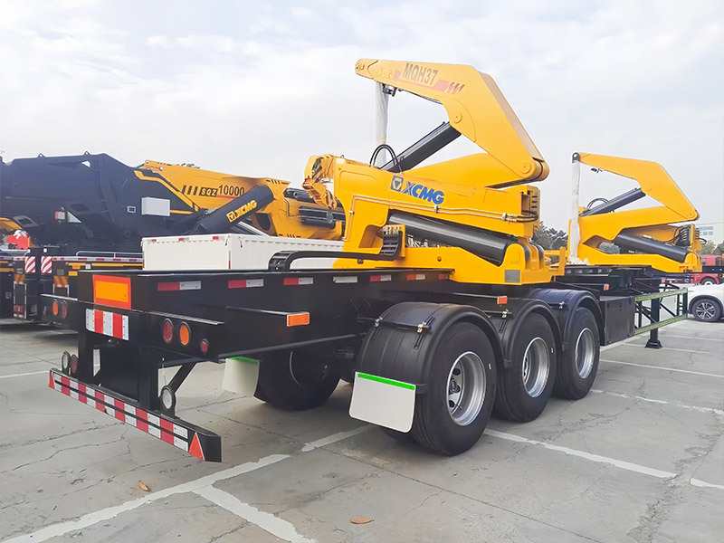 Container Side Lifter Trailer 20FT 40FT New Hydraulic Lifting Crane Truck Trailer For Port Working