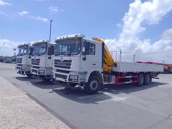 Shacman F3000 6X4  Cargo Truck with Crane 10 tons to 20 tons