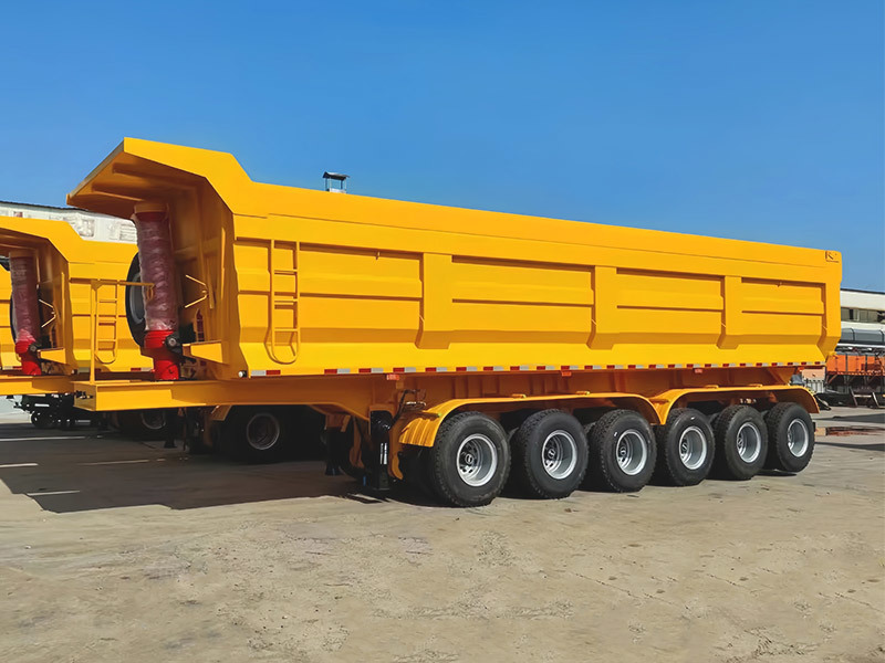Shacman Tipping Dumper Semi Trailer Front Lifting Tipper Trailer Truck for Sale
