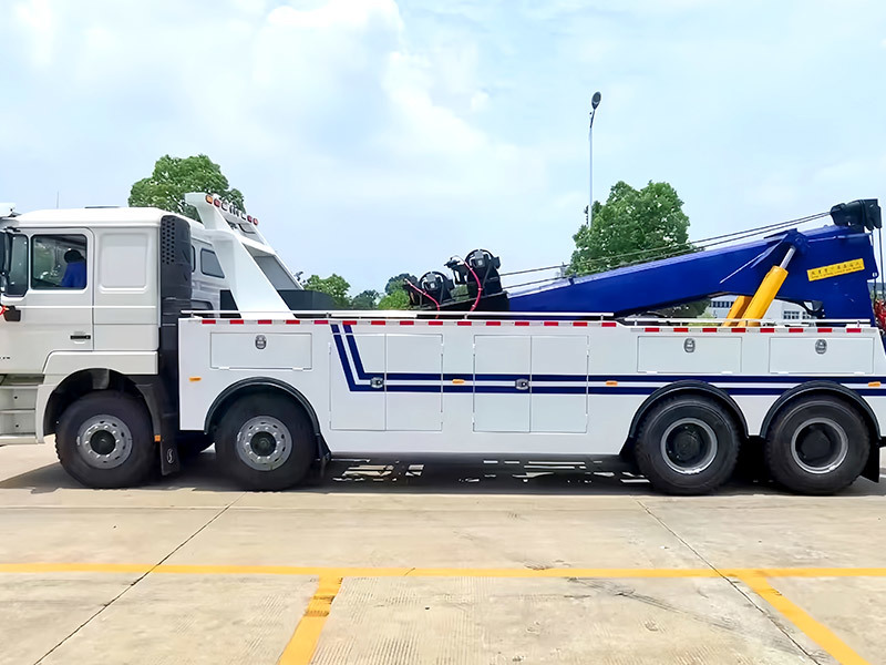 Shacman F3000 12 Wheels 8x4 Twin Steer 20 Tons 25 Tons Wrecker Tow Truck For Sale In Tanzania