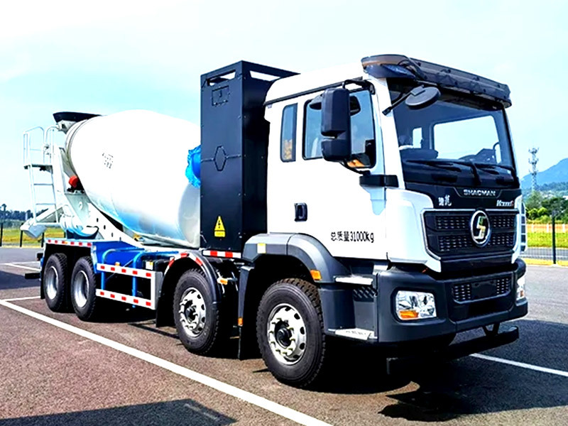 Shacman Electric Concrete Mixer Truck in Peru Eco-Friendly Choice for Heavy Duty Hauling