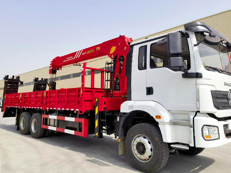 300hp Crane Cargo Truck Truck Shacman H3000 6x4 Euro Ⅱ Mobile Crane Truck