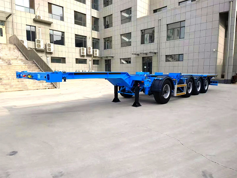 Factory Customization Skeleton Frame Container Transportation Skeleton Semi Trailer for Sale