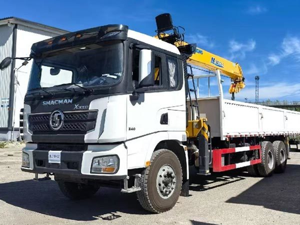Shacman X3000 Crane Cargo Truck 6x4 340hp Grapple Saw Truck EuroII