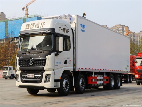 High Quality 8x4 New Shacman Euro II to Euro V X5000 Refrigerated Cargo Freezer Truck For Logistics