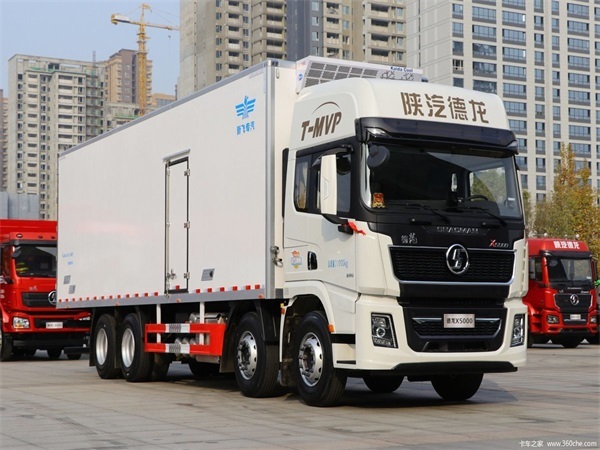 High Quality 8x4 New Shacman Euro II to Euro V X5000 Refrigerated Cargo Freezer Truck For Logistics