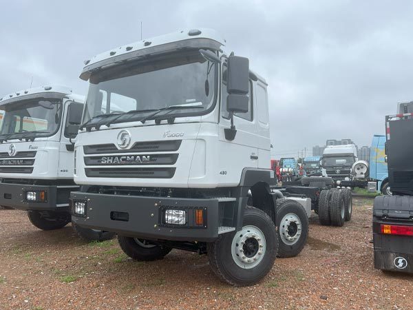 Shacman F3000 Dump Truck Cargo Truck Chassis 12 Wheels In Africa