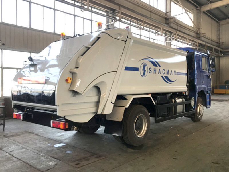 Camion de déchets du camion F3000 4x2 de transport de déchets de nettoyage de route de compacteur de Shacman