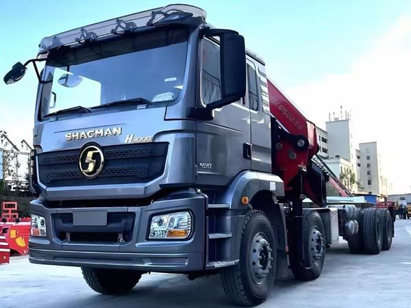 Shacman Crane Cargo Truck Shacman H3000 Construction Crane Truck 8x4 430hp