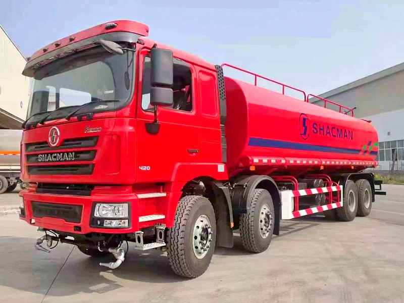 Shacman F3000 8X4 Water Tank Truck Sprinkler Bowser Water Transportation