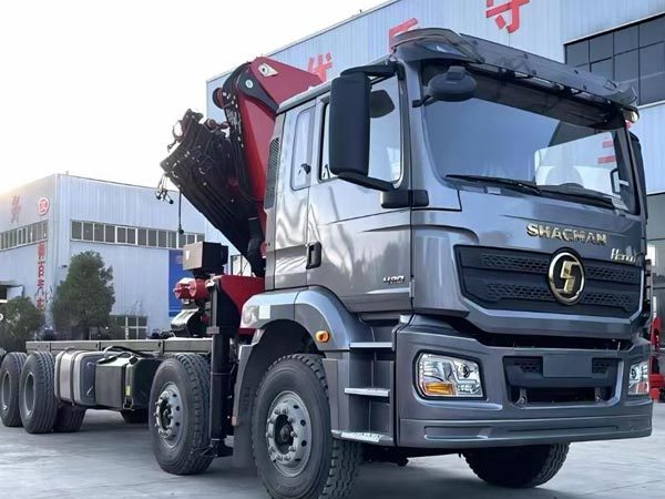 Shacman Crane Cargo Truck Shacman H3000 Construction Crane Truck 8x4 430hp