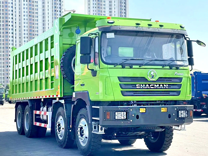 F3000 8x4 Green Dump Truck Tipper Shacman for Sale With Good Price