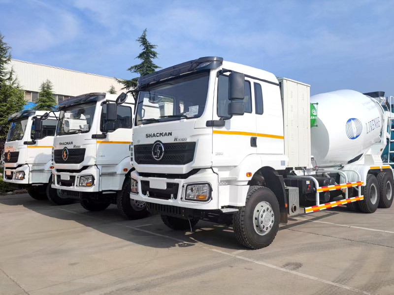 Brand New Shacman H3000 6x4 10wheels CNG Engine Concrete Agitator Concrete Mixer Truck