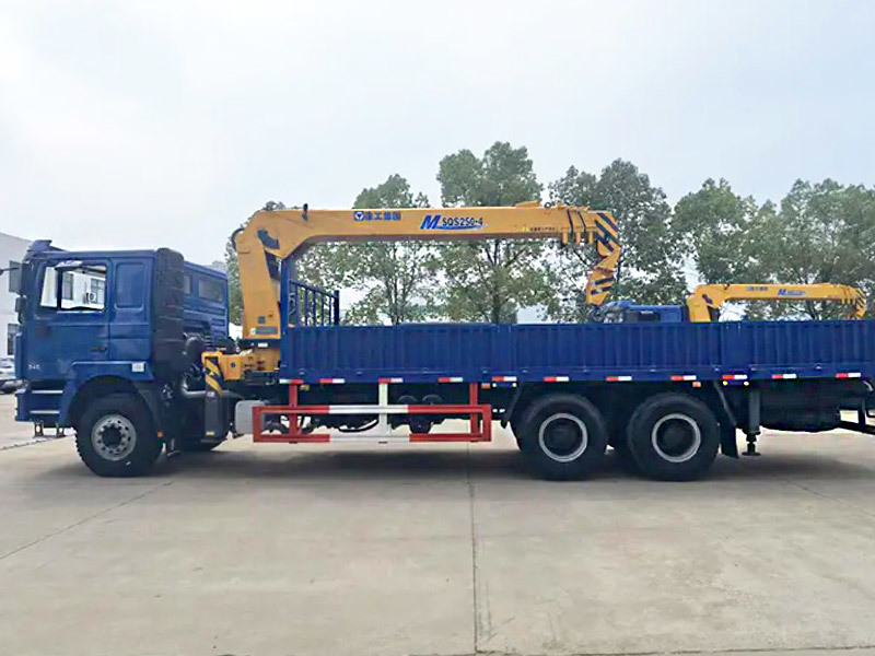Shacman F3000 6x4 Cargo Truck Mounted Crane Straight Arm Articulated Arm Folding Arm Crane