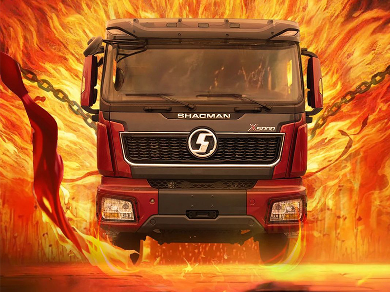 SHACMAN X5000 6x6- with 660 horsepower, which can handle any task easily.