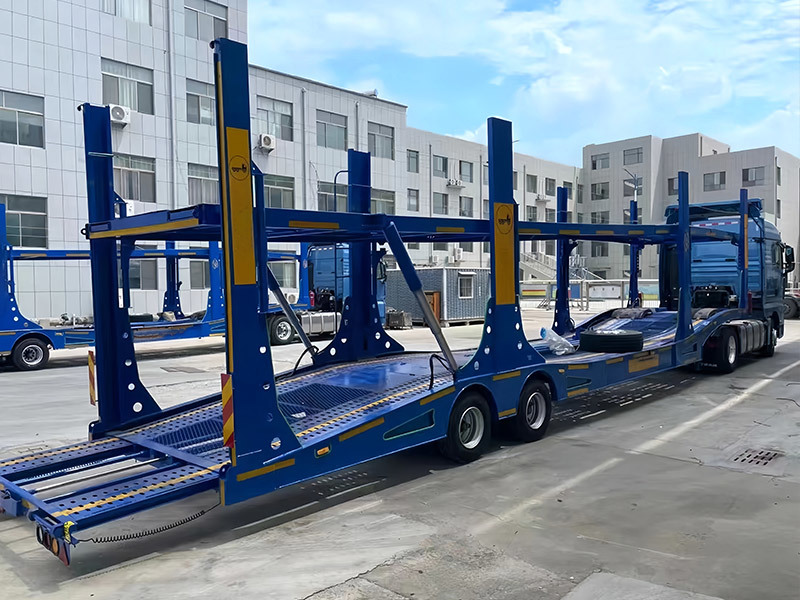 2-Axle Car Transport Trailer Vehicle Carrier Semi-Trailer for Car and Vehicle Transportation