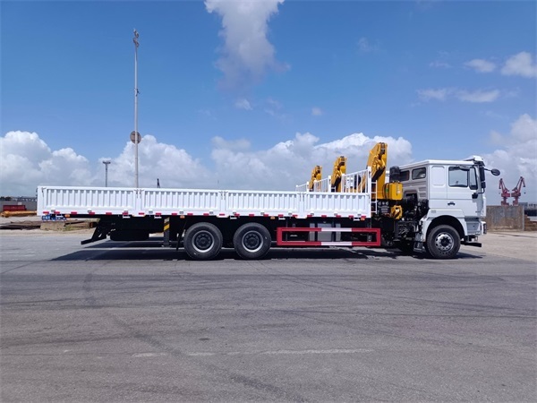 Shacman F3000 6X4  Cargo Truck with Crane 10 tons to 20 tons