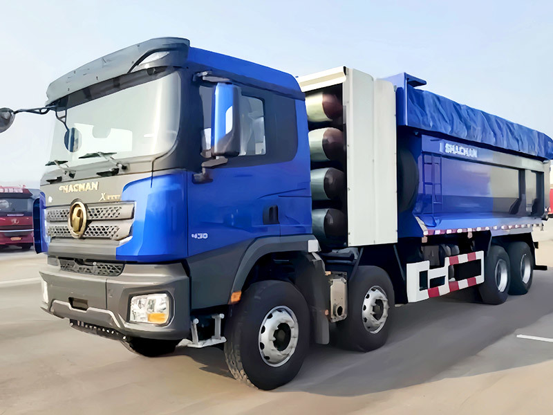 Brand New Shacman X3000 CNG 8x4 Dump Truck 12 Wheels With High Quality