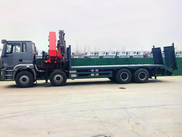 Shacman Crane Cargo Truck Shacman H3000 Construction Crane Truck 8x4 430hp