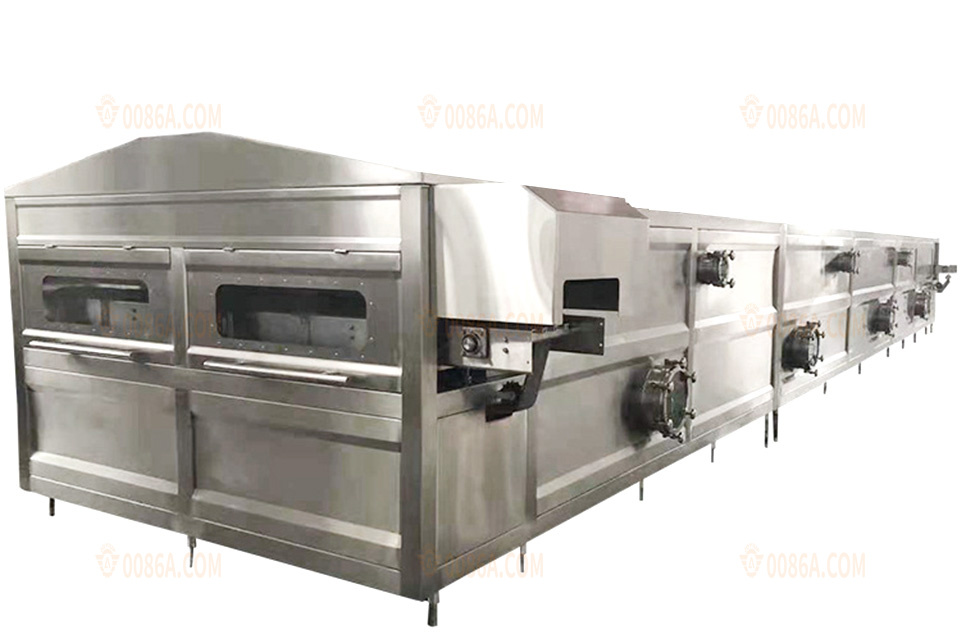 Steam tunnel sterilizer