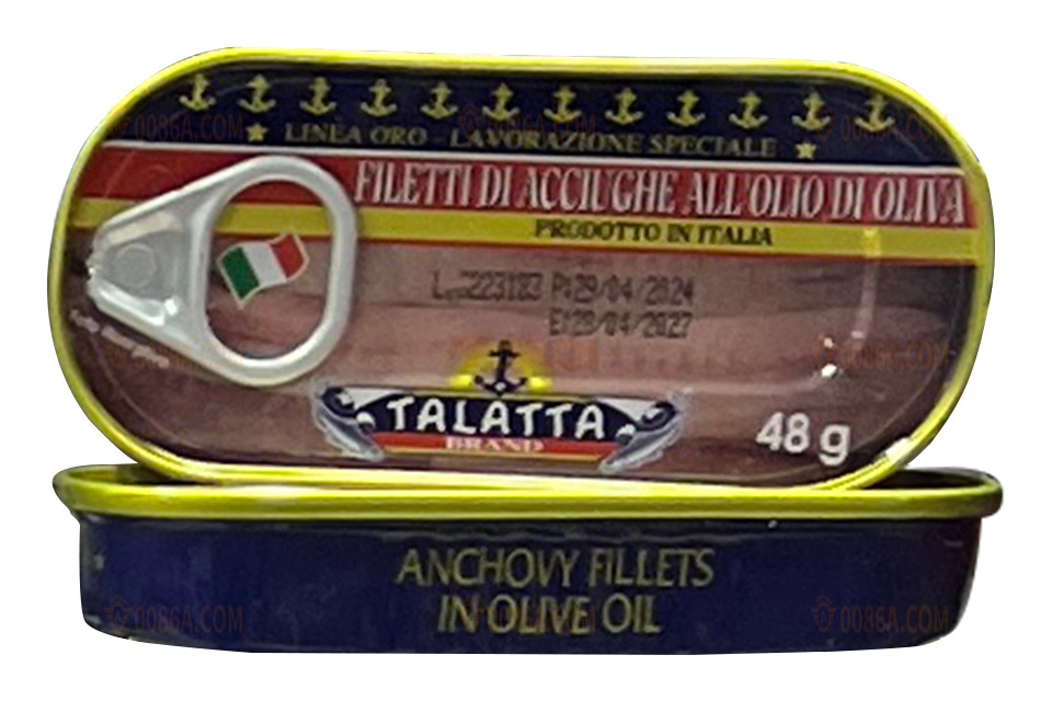 Direct contact with food-oval cans