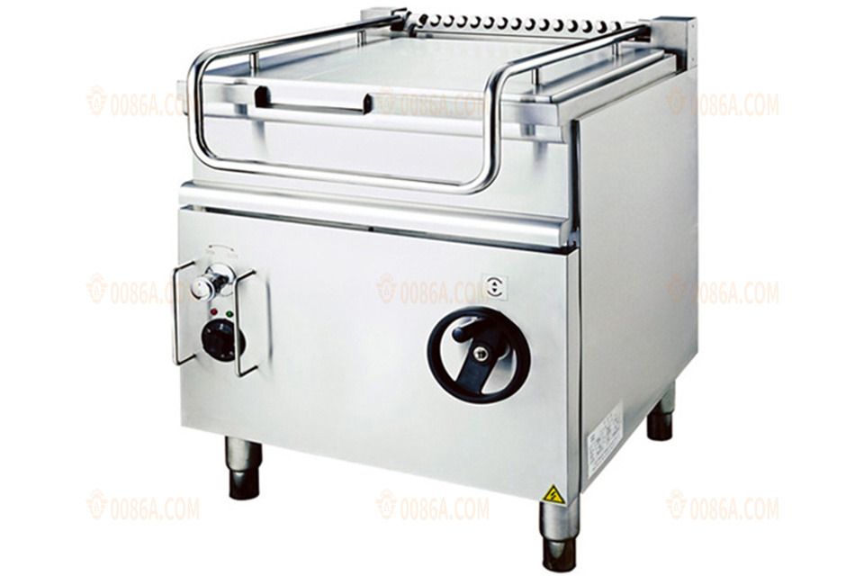Tilting electric frying pan