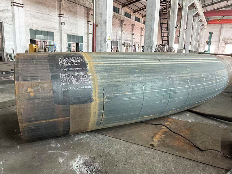 Medium-frequency heat bending pipe