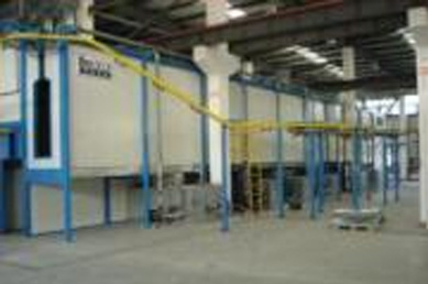 Spray production line