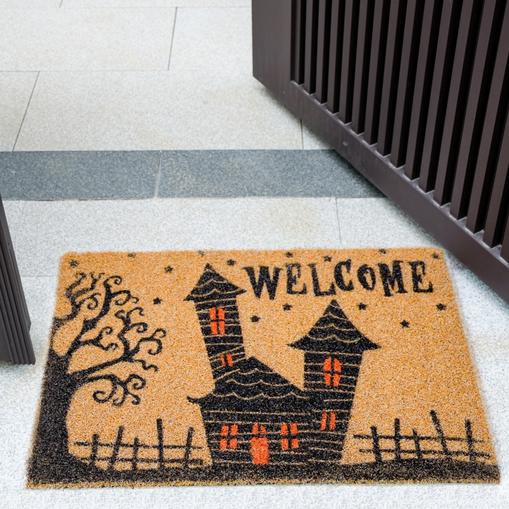 More Environmentally Friendly Customized Printing Welcome Halloween Synthetic Coco Coir Door Mat More Environmentally Friendly Customized Printing Welcome Halloween Synthetic Coco Coir Door Mat