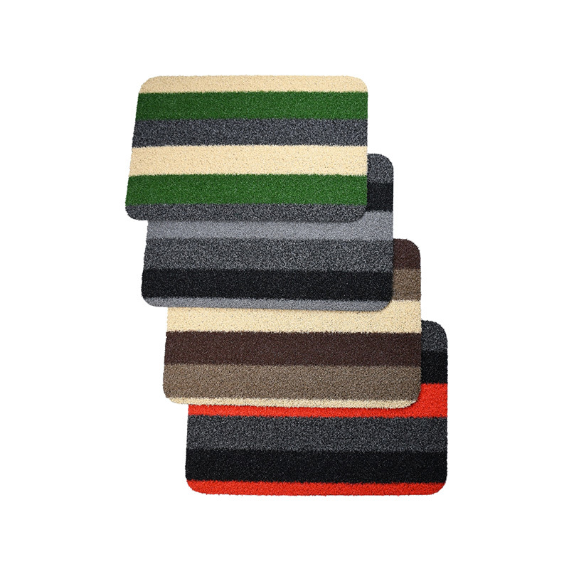 Colorful Synthetic Turf Mats PVC Backed Entrance Mats