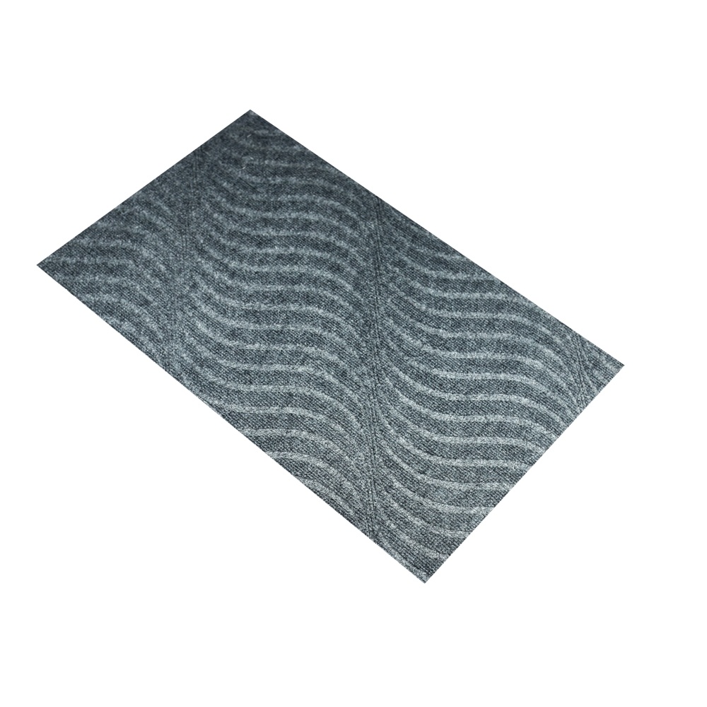 Embossed Ribbed Striped Mats Entrance Polyester Door Mat Embossed Ribbed Striped Mats Entrance Polyester Door Mat