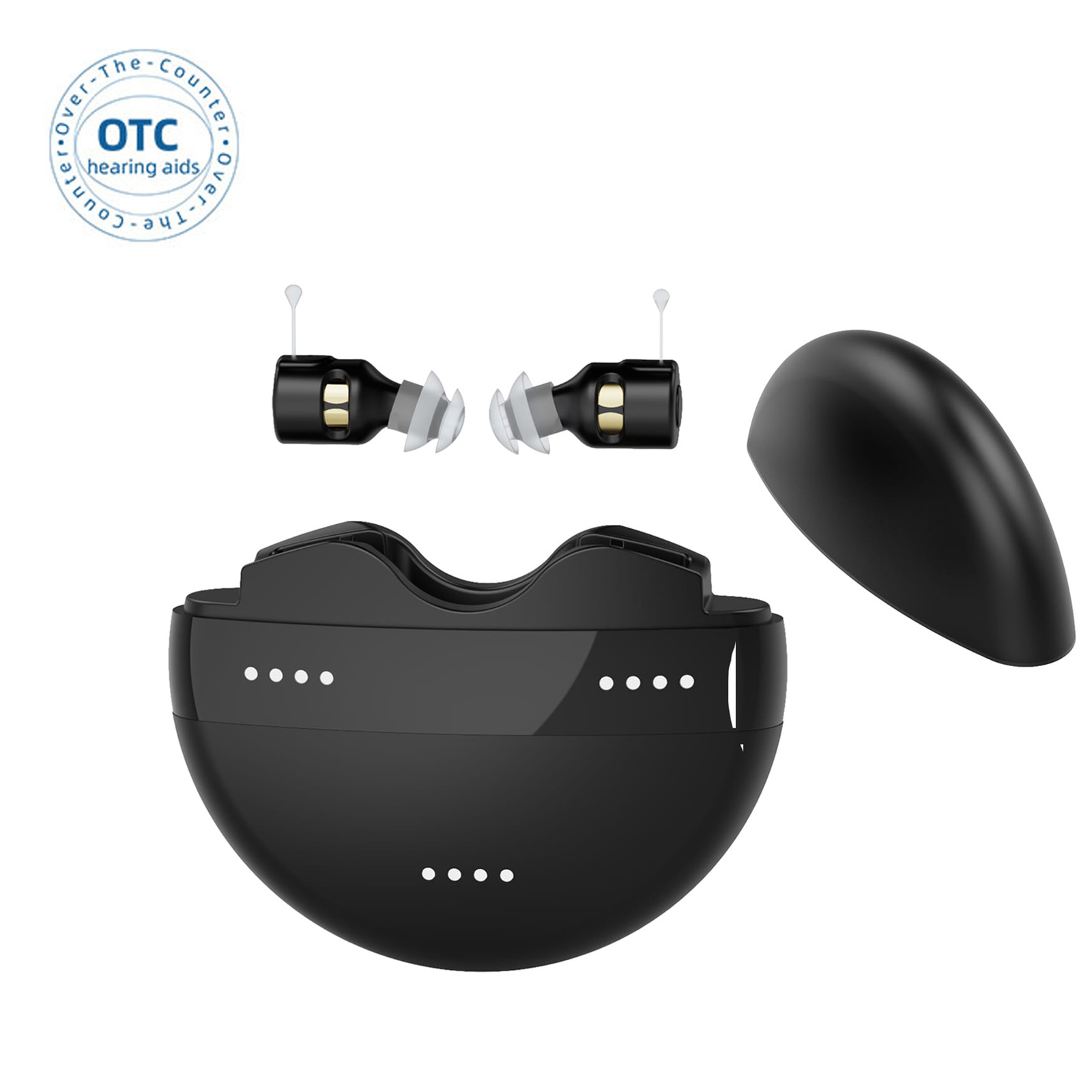 OTC Hearing Aids Invisible CIC Digital Rechargeable Mini Hearing Aid