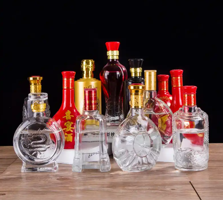What methods can be used to measure the size of a glass bottle?