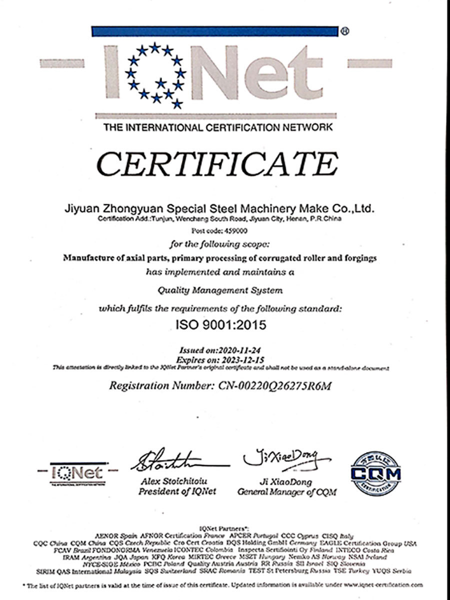 ISO 9001:2015 ISO 9001:2015