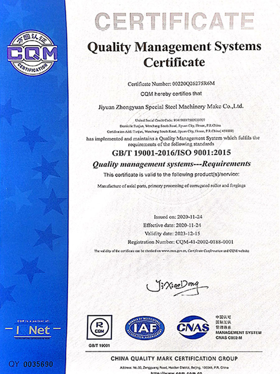 ISO 9001:2015 ISO 9001:2015