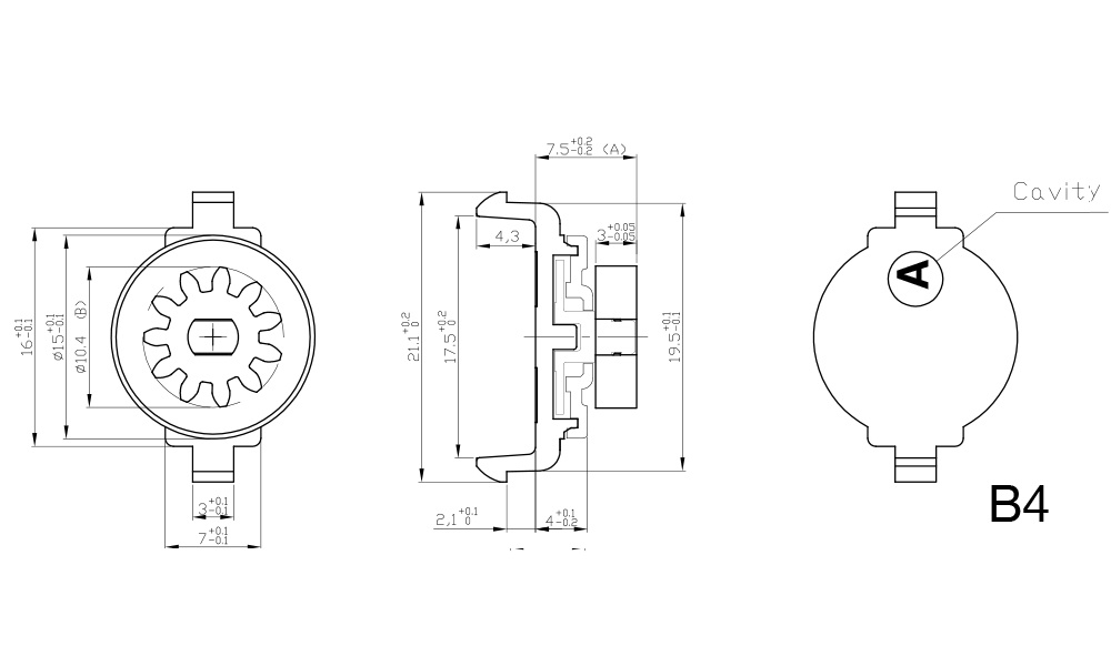 DAA15系列⻮轮阻尼器