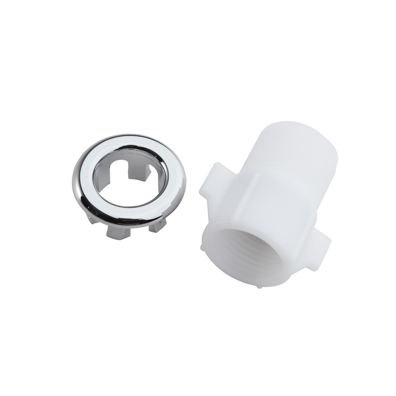 Overflow ring and  hose adapter