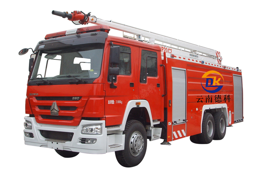 長(cháng)鼻象20米舉高噴射消防車(chē)介紹