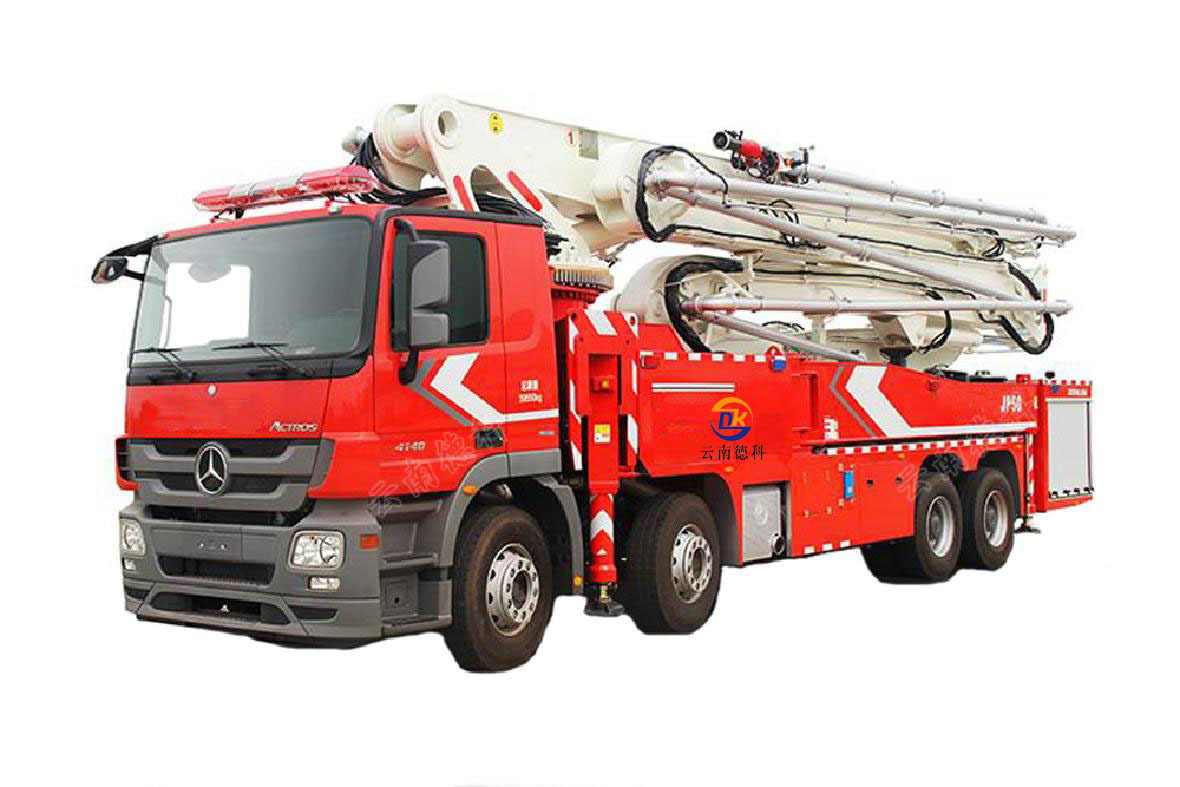 長(cháng)鼻象JP50米大跨度舉高噴射消防車(chē)