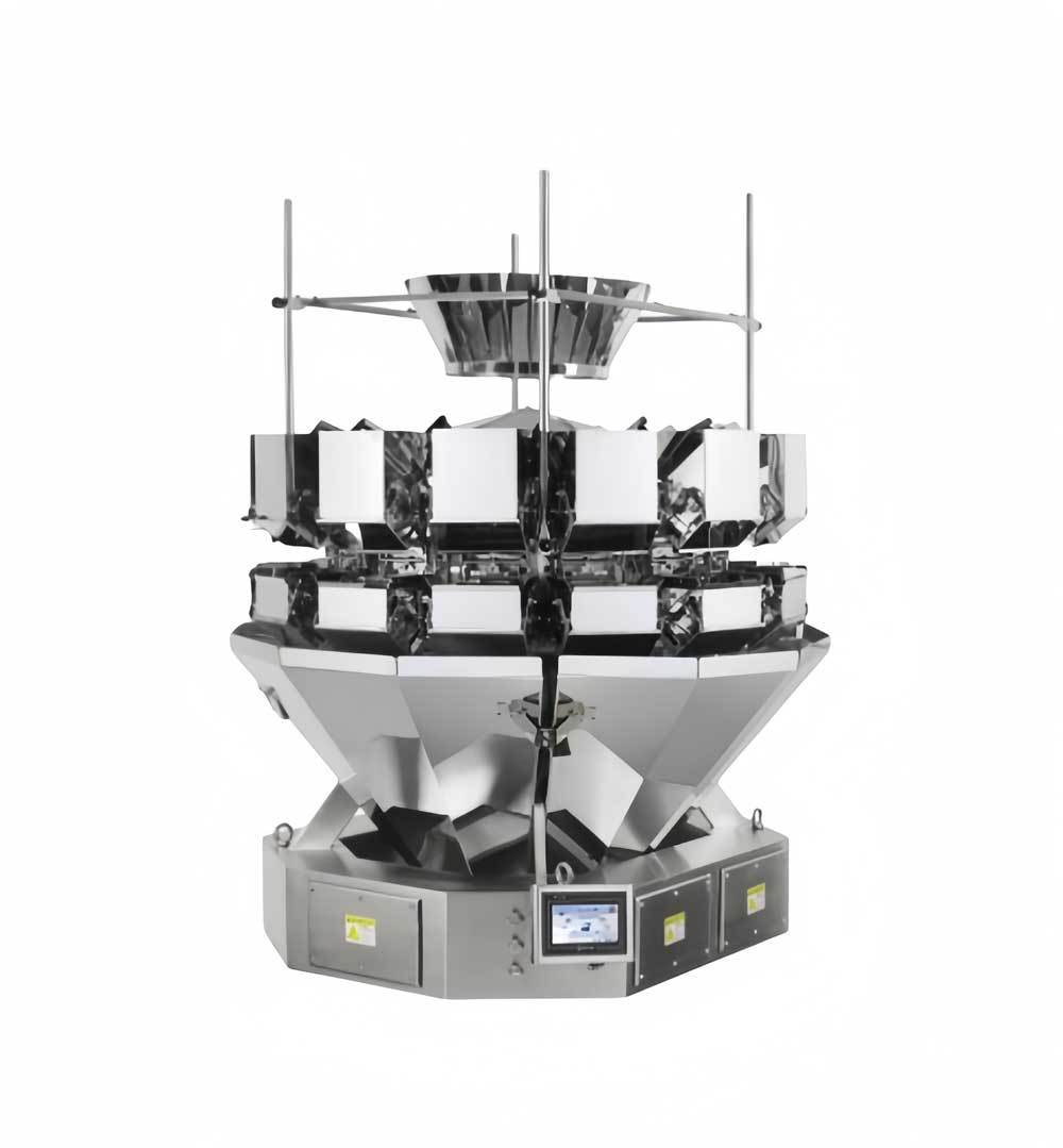 Large range multi head measurement scale