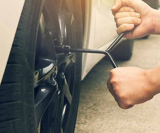 What's the use of that small iron piece on the car wheel?