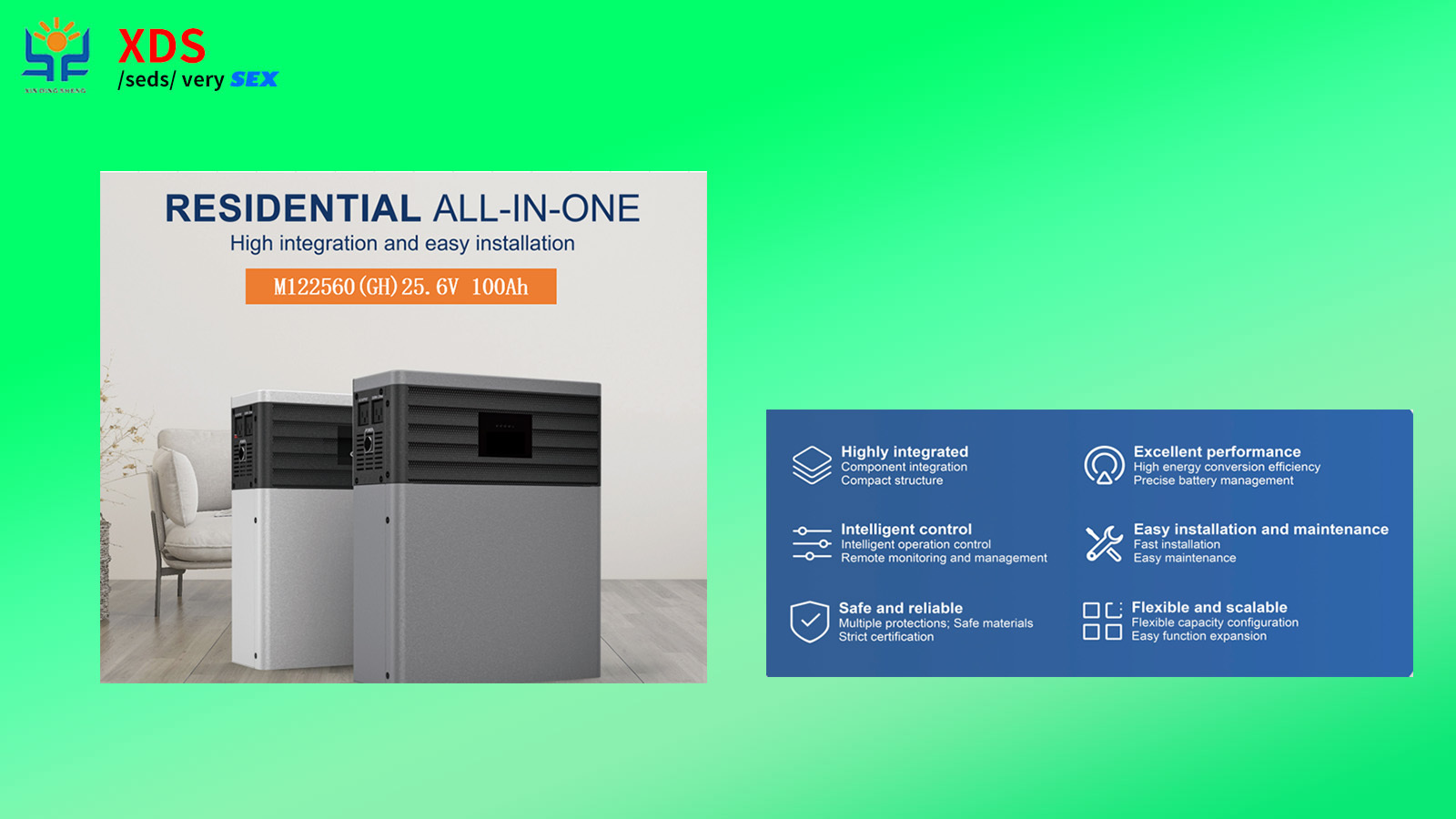 1200W/9600Wh HOUSEHOLD ESS(ALL-IN-ONE)